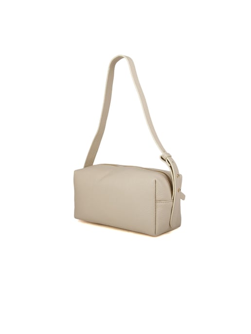 Giulia Monti Schultertasche Grau Beige - Image 2