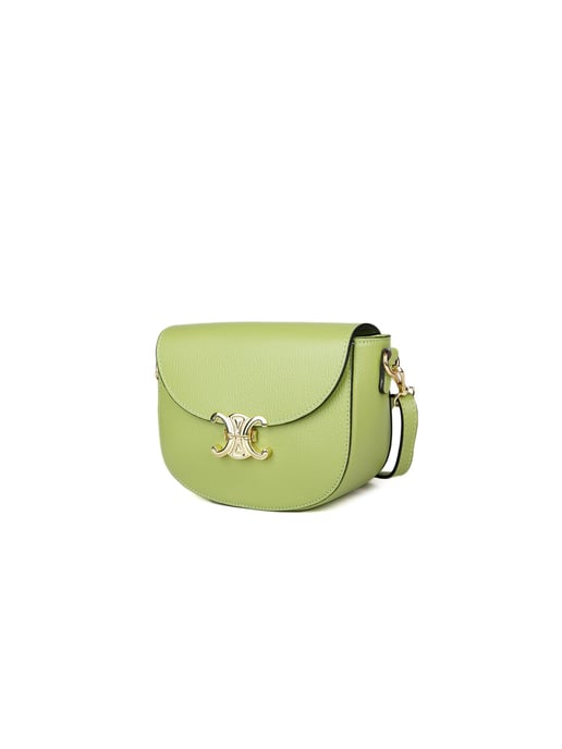 Giulia Monti Schultertasche Grasgrün - Image 2