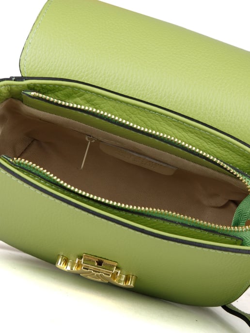 Giulia Monti Schultertasche Grasgrün - Image 4