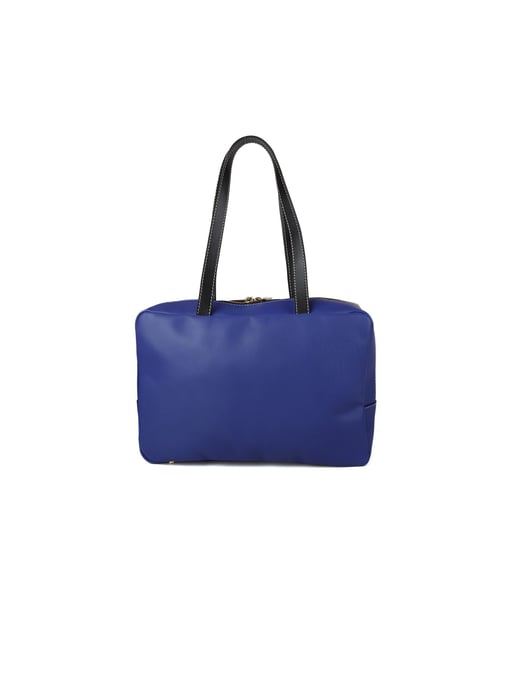 Giulia Monti Schultertasche Klassisches Blau Schwarz - Image 3