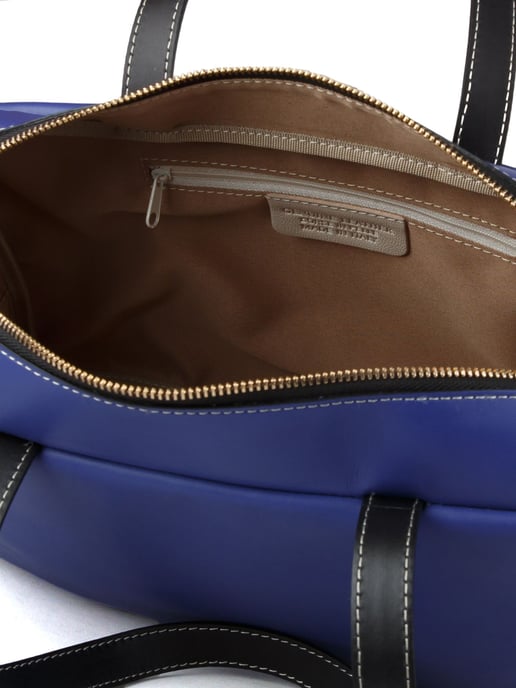 Giulia Monti Schultertasche Klassisches Blau Schwarz - Image 4