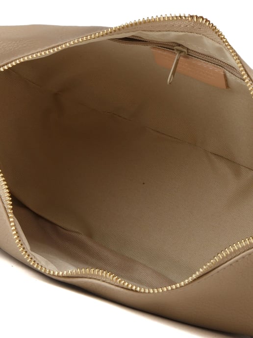 Giulia Monti Schultertasche Grau Beige - Image 4