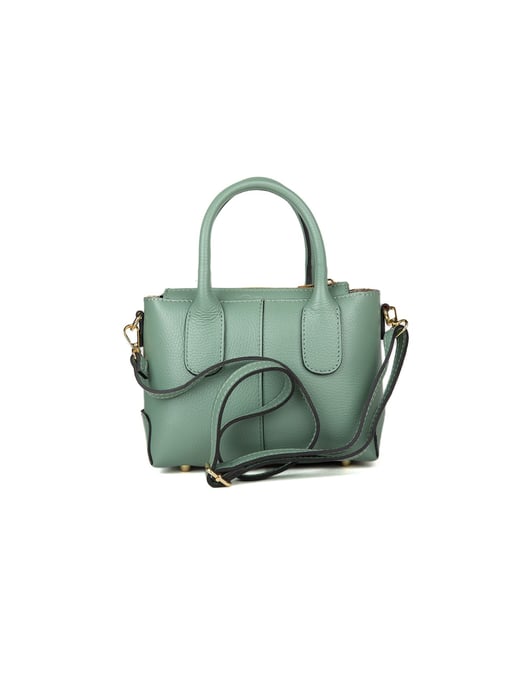 Giulia Monti Schultertasche Pastellgrün - Image 3
