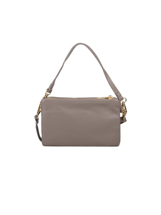 Giulia Monti Umhängetasche Grau Beige - Image 1