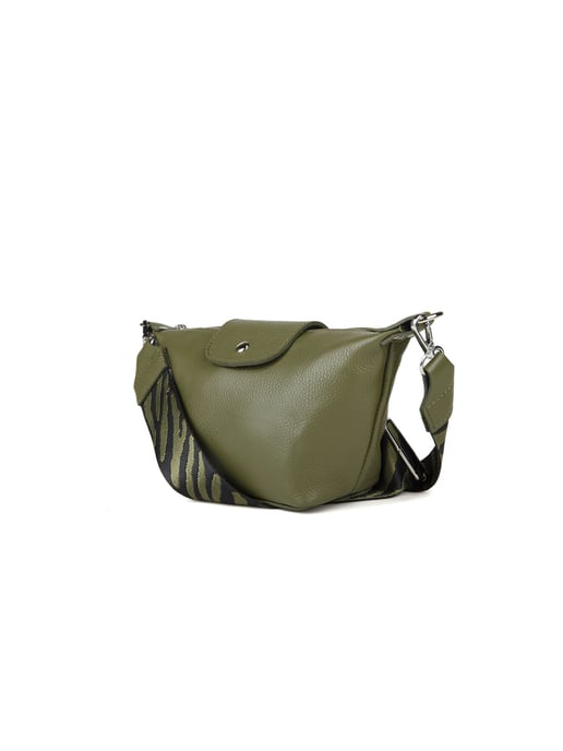 Giulia Monti Schultertasche Militärgrün - Image 2