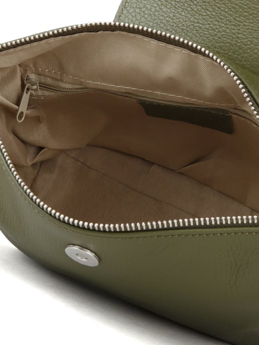 Giulia Monti Schultertasche Militärgrün - Image 4