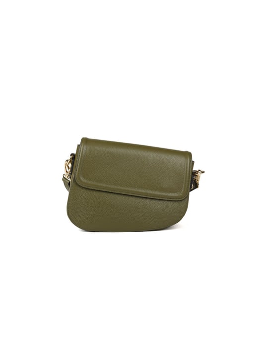 Giulia Monti Schultertasche Militärgrün - Image 1