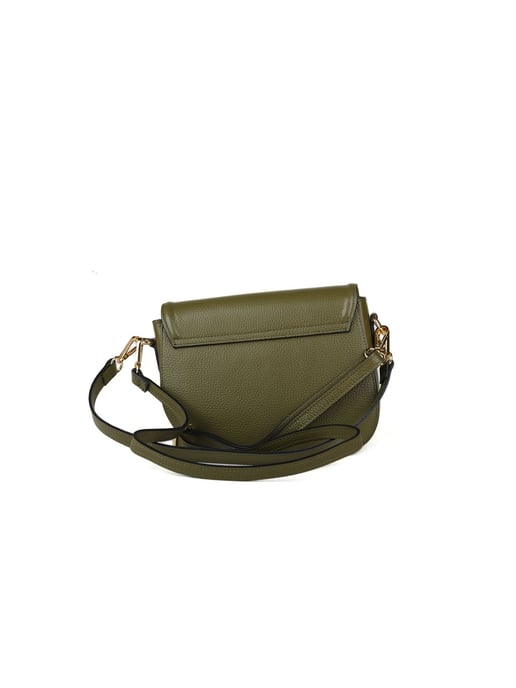 Giulia Monti Schultertasche Militärgrün - Image 3