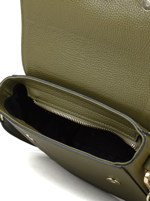 Giulia Monti Schultertasche Militärgrün - Image 4