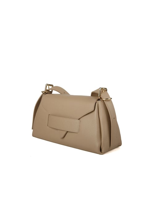 Giulia Monti Umhängetasche Grau Beige - Image 2