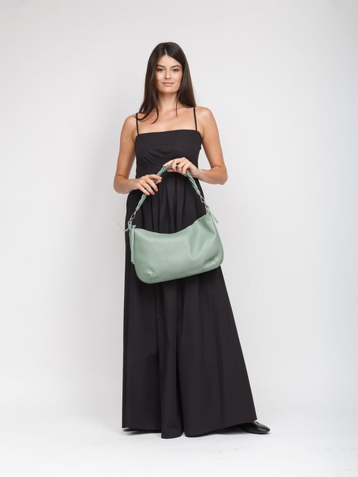 Giulia Monti Schultertasche Zartgrün - Image 5