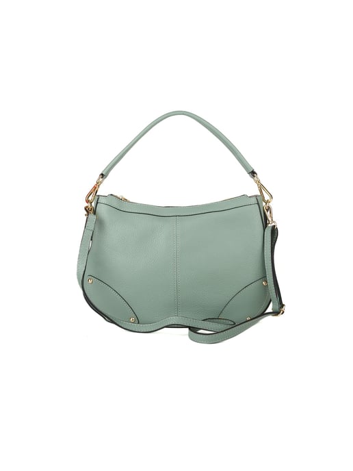Giulia Monti Schultertasche in Blassgrün - Image 3