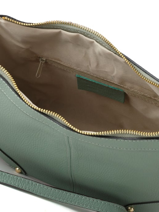 Giulia Monti Schultertasche in Blassgrün - Image 4