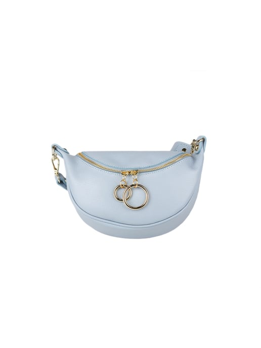 Giulia Monti Schultertasche Himmelblau - Image 1