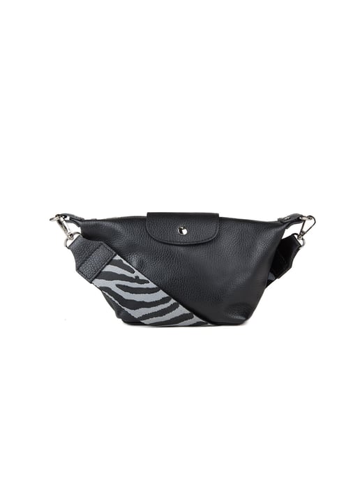 Giulia Monti Schultertasche Schwarz - Image 1