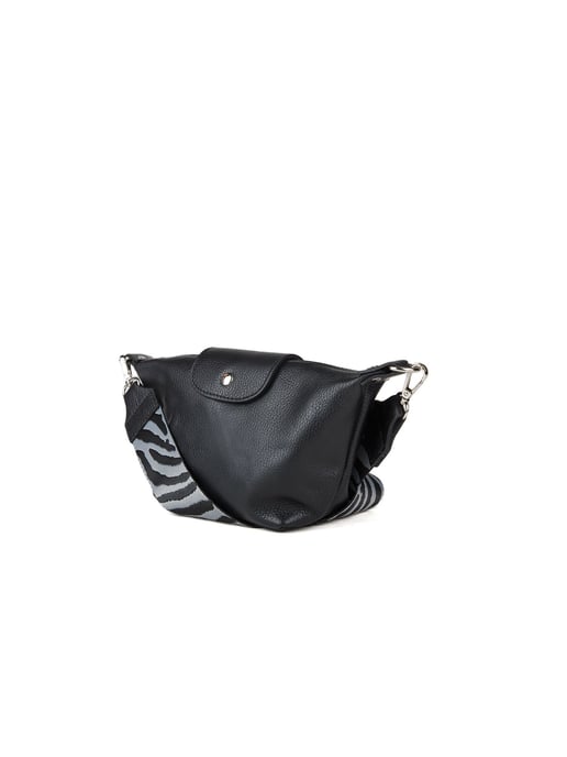 Giulia Monti Schultertasche Schwarz - Image 2
