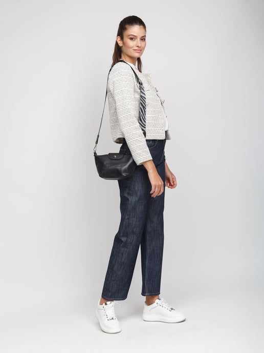 Giulia Monti Schultertasche Schwarz - Image 5