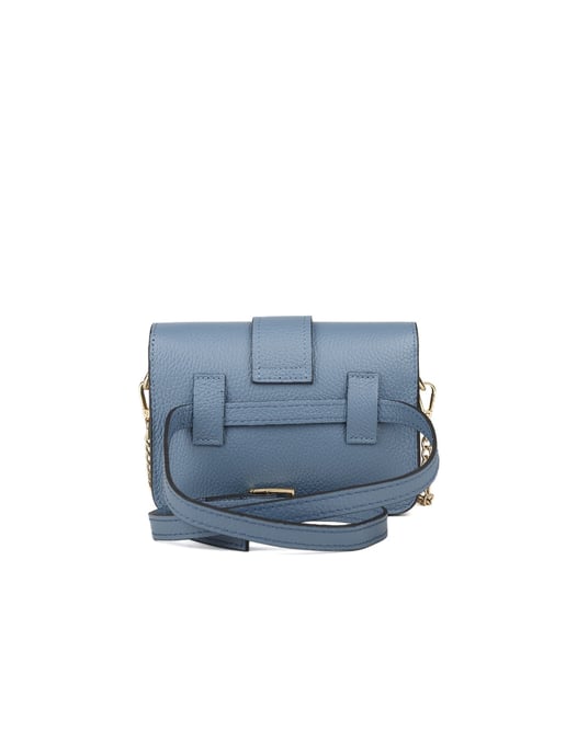 Giulia Monti Schultertasche/Tasche für die Taille Stahlblau - Image 3