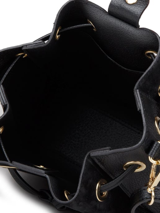 Giulia Monti Schultertasche Schwarz - Image 4