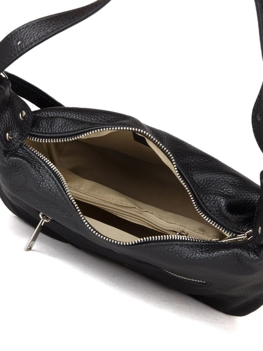 Giulia Monti Schultertasche Schwarz - Image 3