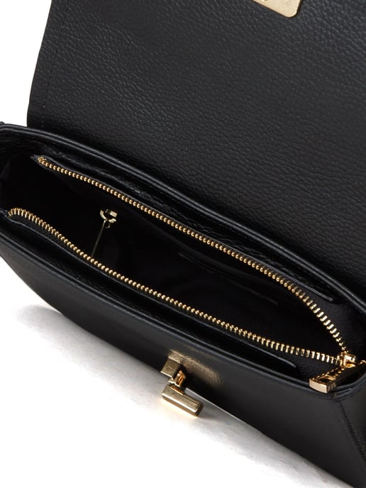 Giulia Monti Schultertasche Schwarz - Image 4
