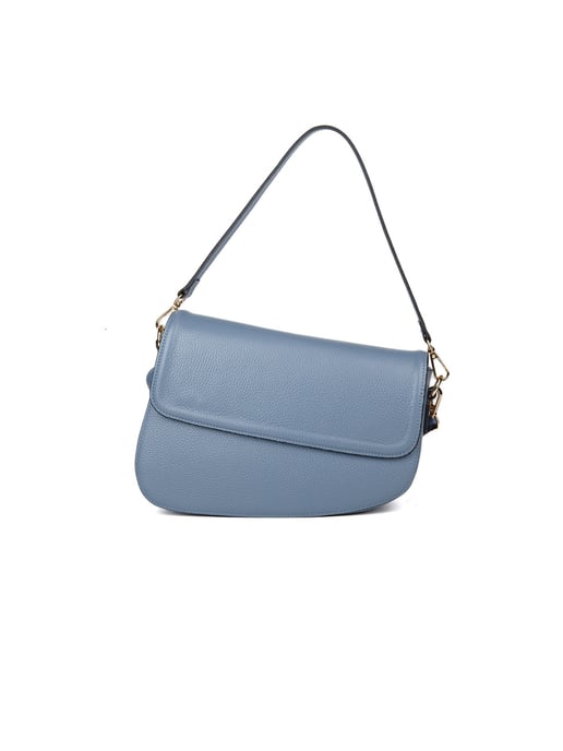 Giulia Monti Schultertasche Stahlblau - Image 1