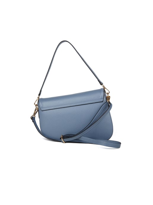 Giulia Monti Schultertasche Stahlblau - Image 3