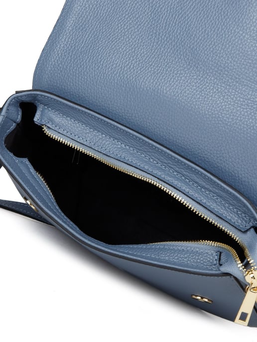 Giulia Monti Schultertasche Stahlblau - Image 4
