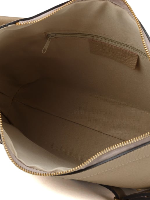 Giulia Monti Schultertasche Grau Beige - Image 4