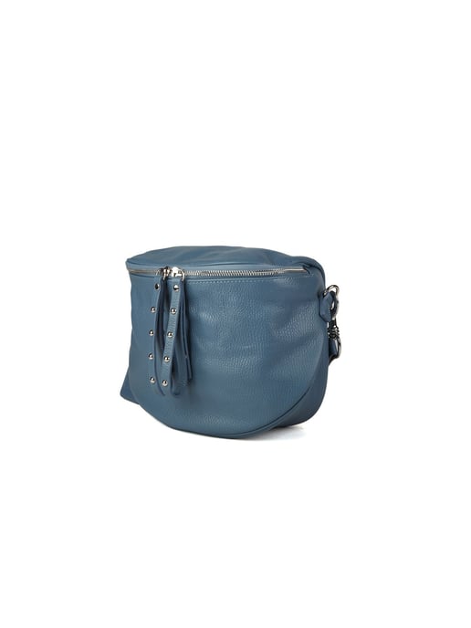 Giulia Monti Schultertasche Stahlblau - Image 2