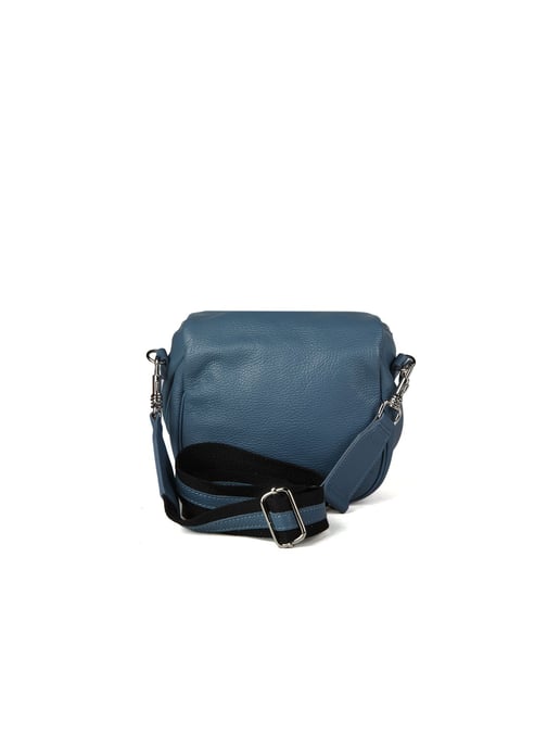 Giulia Monti Schultertasche Stahlblau - Image 3