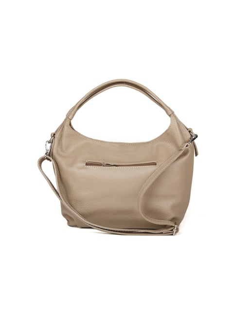 Giulia Monti Schultertasche Grau Beige - Image 3