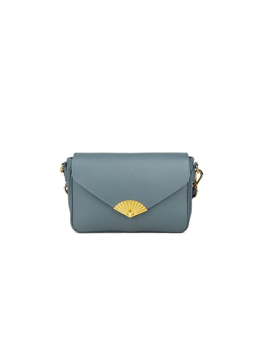 Giulia Monti Schultertasche Stahlblau - Image 1