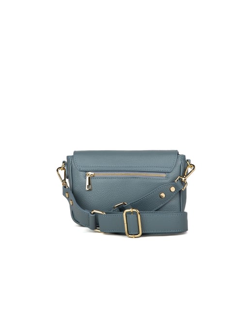 Giulia Monti Schultertasche Stahlblau - Image 3