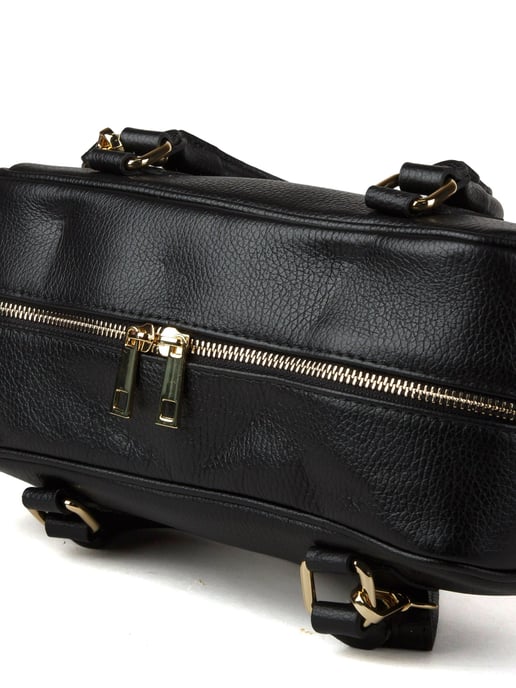 Giulia Monti Schultertasche Schwarz - Image 4