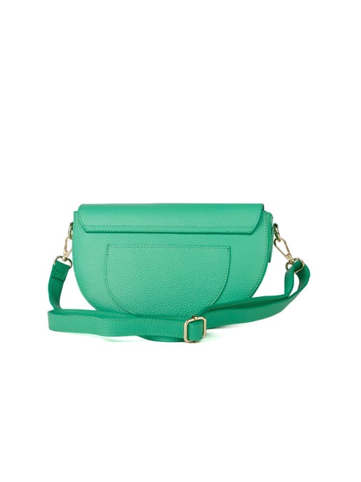 Giulia Monti Schultertasche Klassisch Grün - Image 3