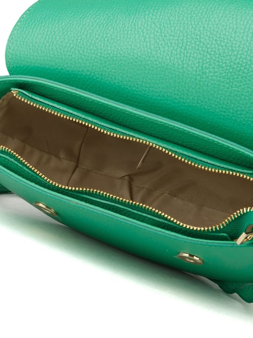 Giulia Monti Schultertasche Klassisch Grün - Image 4