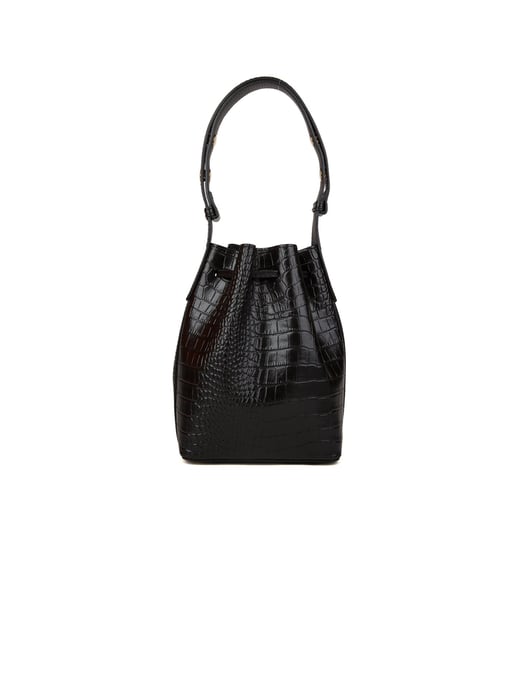 Giulia Monti Schultertasche Schwarz - Image 3
