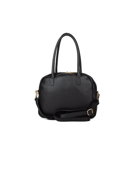 Giulia Monti Schultertasche Schwarz - Image 3