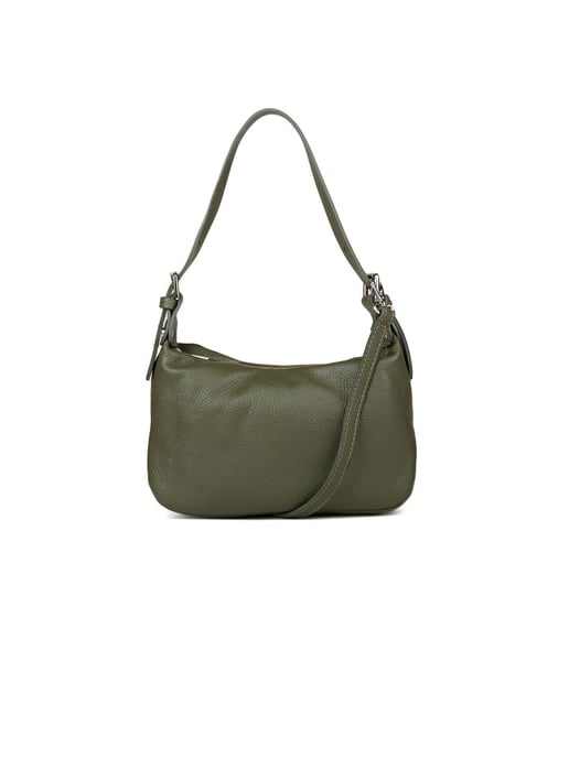 Giulia Monti Schultertasche Militärgrün - Image 1