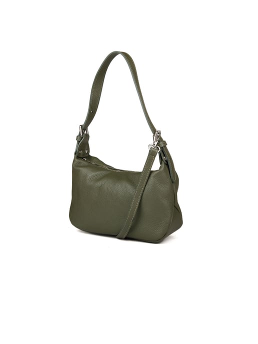 Giulia Monti Schultertasche Militärgrün - Image 2