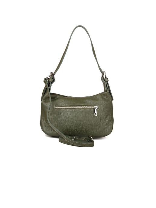 Giulia Monti Schultertasche Militärgrün - Image 3
