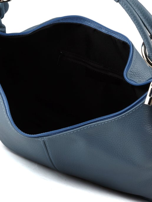 Giulia Monti Schultertasche Stahlblau - Image 4