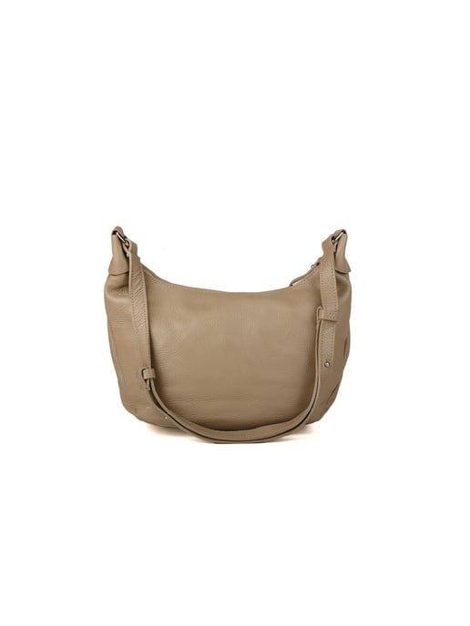 Giulia Monti Schultertasche Grau Beige - Image 3