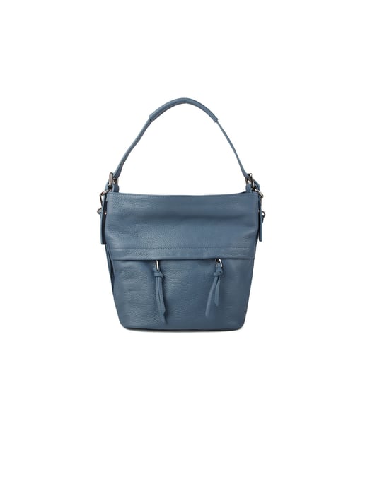 Giulia Monti Schultertasche Stahlblau - Image 1