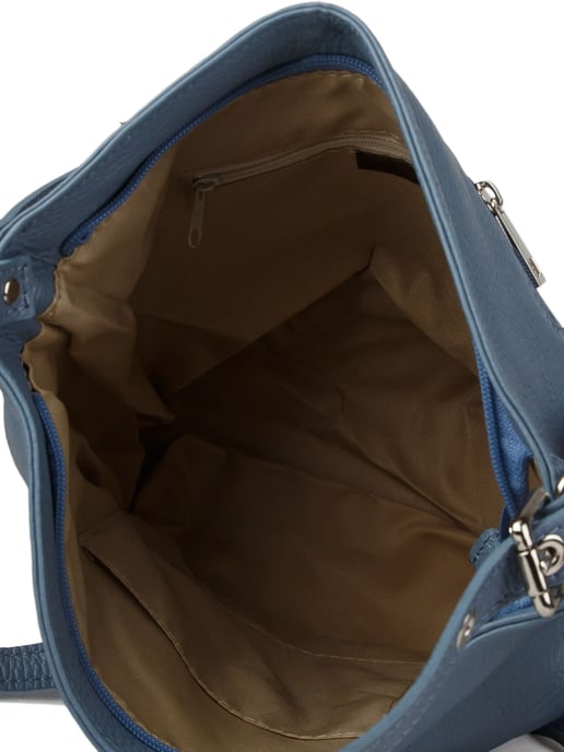 Giulia Monti Schultertasche Stahlblau - Image 4
