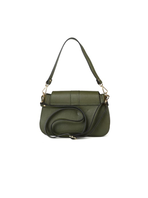 Giulia Monti Schultertasche Militärgrün - Image 3