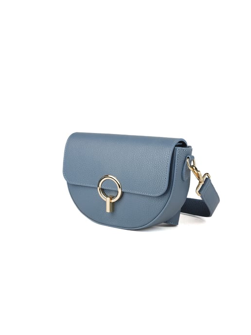 Giulia Monti Schultertasche Stahlblau - Image 2