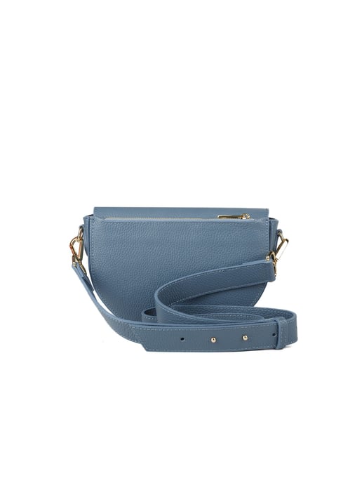 Giulia Monti Schultertasche Stahlblau - Image 3