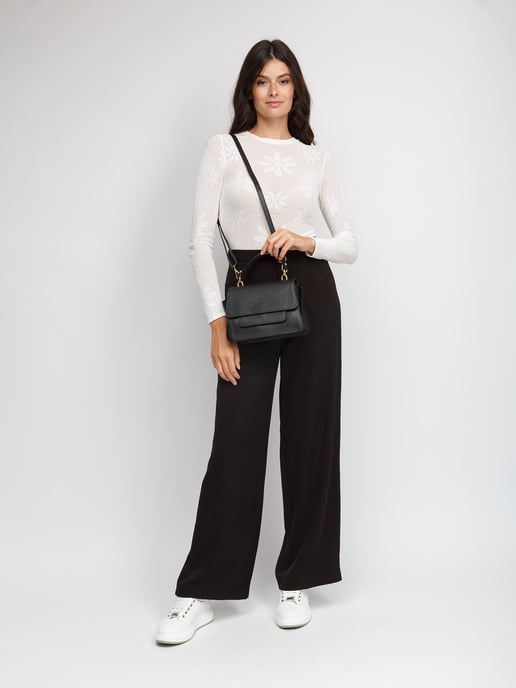 Giulia Monti Schultertasche Schwarz - Image 5